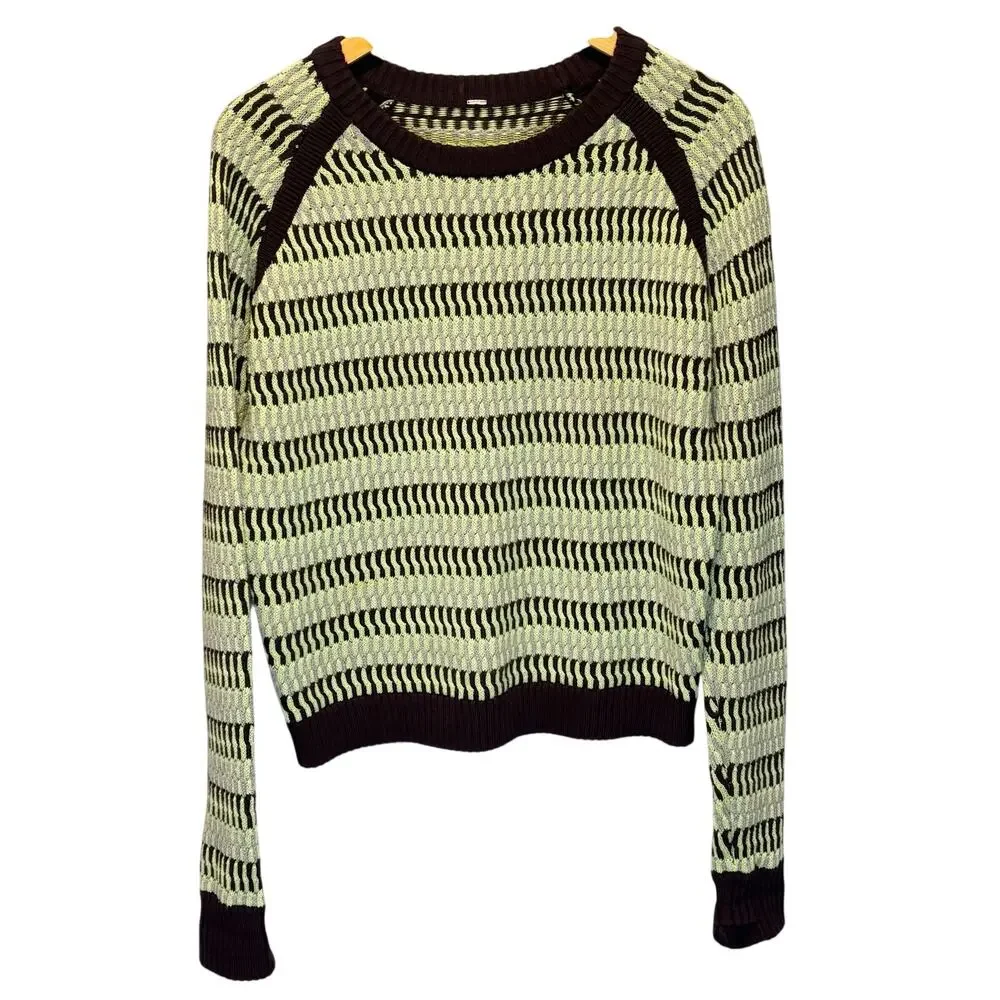 Lululemon Devi Striped Sweater - size 12